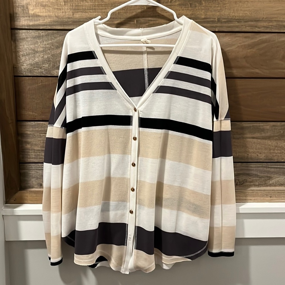 L/S tunic top, size S/M